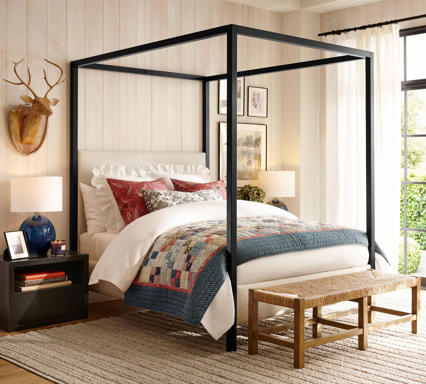 OakAntler Wall Sculpture