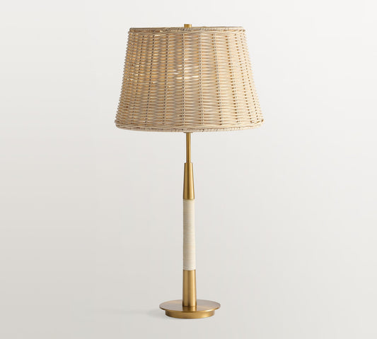 RattanLoom Reese Warm Light